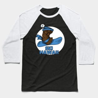 Ski Tiki Baseball T-Shirt